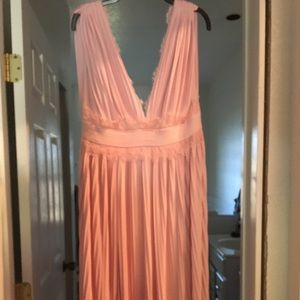 ASOS pleated lace dress